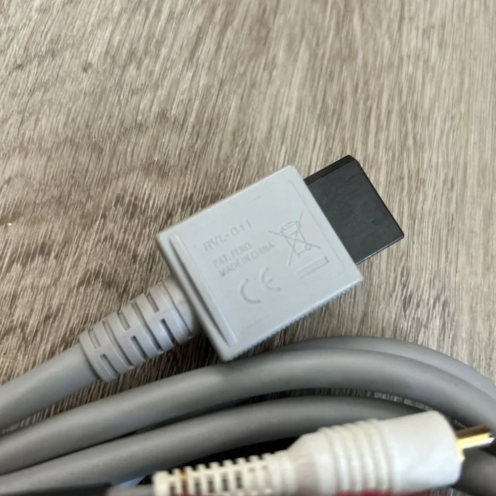 Nintendo Wii RVL-011 OEM HD Component Video Cable Genuine Authentic Tested Works